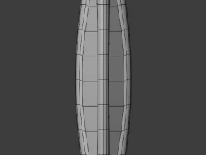 dagger quadrangular 3D Model