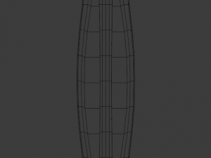 dagger quadrangular Modèle 3D