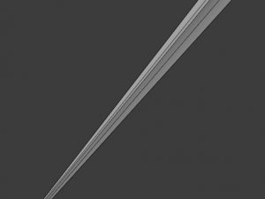 dagger quadrangular Modèle 3D