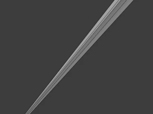 dagger quadrangular 3D Model