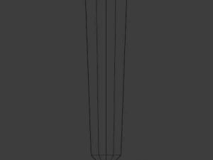 dagger quadrangular 3D Model
