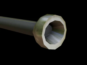 dagger stiletto with sheath 3D Model