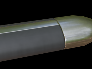 dagger stiletto with sheath Modelo 3D