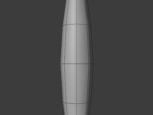 dagger stiletto with sheath Modelo 3D