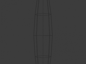 dagger stiletto with sheath Modelo 3D