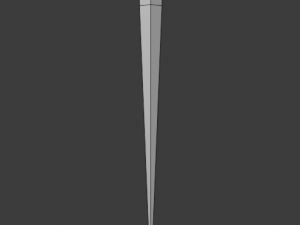 dagger stiletto with sheath Modelo 3D