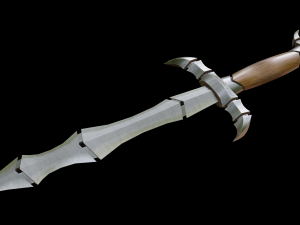 dagger segmented 3D Model