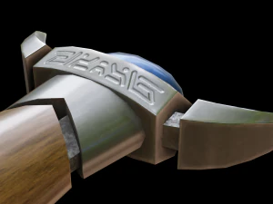 セグメント化された短剣 3Dモデル