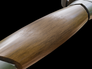 dagger segmented 3D Model
