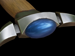 dagger segmented 3D Model