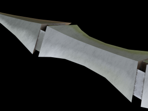 dagger segmented 3D Model
