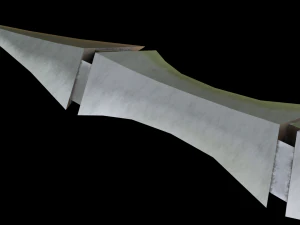 セグメント化された短剣 3Dモデル