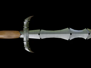 セグメント化された短剣 3Dモデル