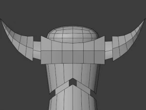 セグメント化された短剣 3Dモデル