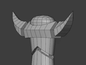 セグメント化された短剣 3Dモデル