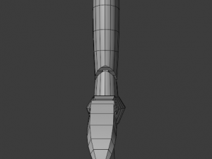 dagger segmented 3D Model