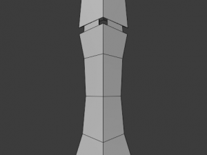 dagger segmented 3D Model