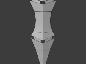 dagger segmented 3D Model