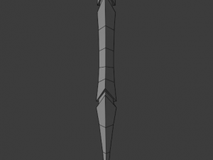 dagger segmented 3D Model