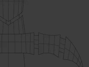 セグメント化された短剣 3Dモデル