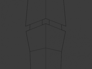 dagger segmented 3D Model