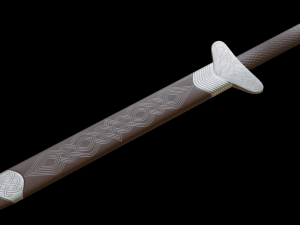 dagger with sheath 3D मॉडल