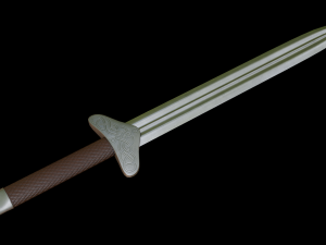 dagger with sheath 3D मॉडल