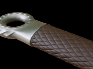 dagger with sheath 3D मॉडल