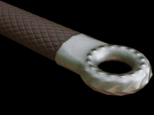 dagger with sheath 3D मॉडल