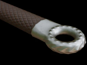 dagger with sheath 3D Model