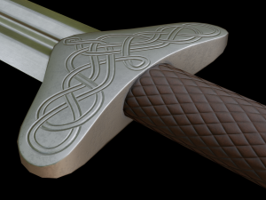 dagger with sheath 3D मॉडल