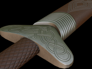 dagger with sheath 3D मॉडल