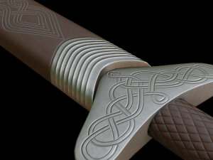 dagger with sheath 3D मॉडल