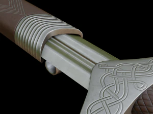 dagger with sheath 3D Model