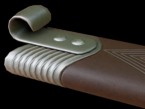 dagger with sheath 3D Model