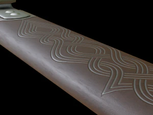 dagger with sheath 3D Model