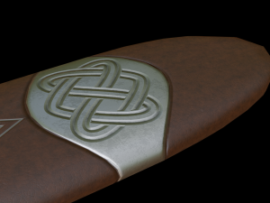 dagger with sheath 3D मॉडल