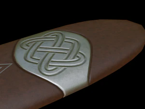 dagger with sheath 3D Model