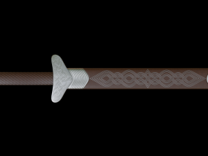 dagger with sheath 3D मॉडल
