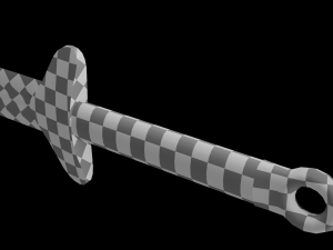 dagger with sheath 3D मॉडल