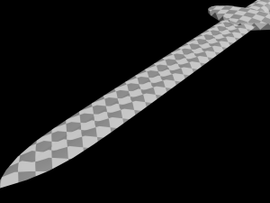 dagger with sheath 3D मॉडल