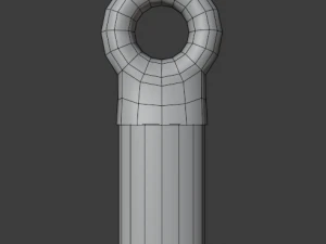 dagger with sheath 3D Model
