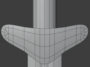 dagger with sheath 3D Model