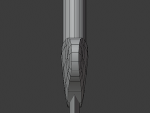 dagger with sheath 3D मॉडल