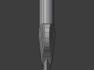 dagger with sheath 3D Model