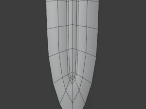 dagger with sheath 3D Model