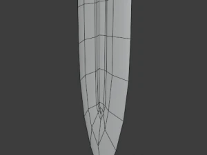 dagger with sheath 3D Model
