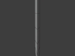 dagger with sheath 3D Model