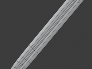 dagger with sheath 3D मॉडल