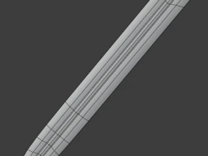 dagger with sheath 3D Model